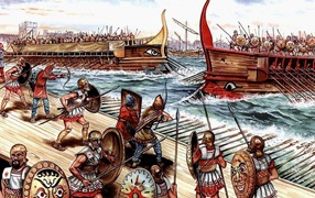 Сражение древних кораблей