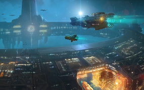 Стыковка с кораблем на орбите