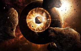 Метеориты падают на планету