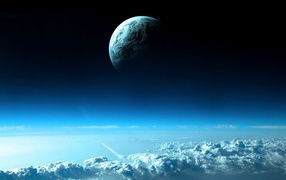 Планета над облаками