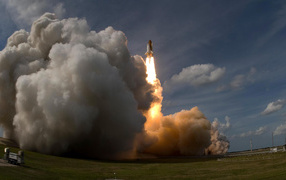 Запуск космического корабля Шаттл