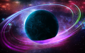 Траектории орбит вокруг планеты