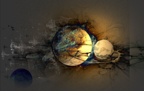 Абстрактная система планет