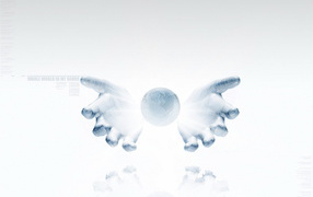 Руки держат планету