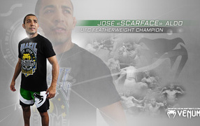 Experienced fighter Jose Aldo 