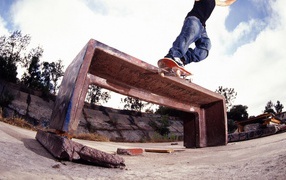 Катание на скейтборде