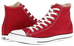 Стильные красные кеды