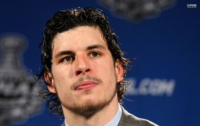 Best Player of Pittsburgh Sidney Crosby closeup