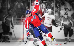 Famous Hockey player Washington Alexander Ovechkin