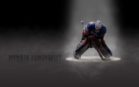 Henrik Lundqvist on ice