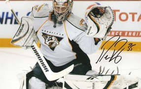 Hockey player Nashville Pekka Rinne