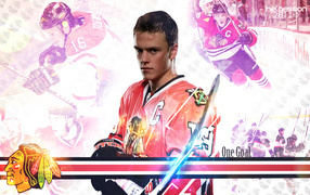 The captain of the team Jonathan Toews