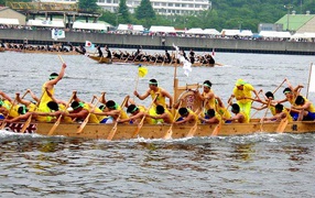 Гонки на лодках в Японии