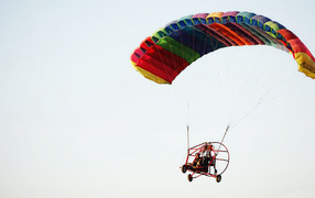 Полет на дельтаплане