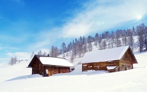 Сказочная снежная страна 