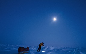 The man at the North pole