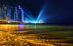 Beauty of the city of Doha, Qatar
