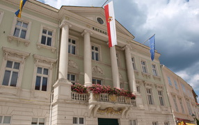 Administrative building in the resort of Baden, Austria