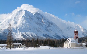 Альпы на курорте Зеефельд, Австрия