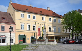 Кафе в городе Гайнберг, Австрия