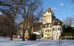 Castle in the resort of Baden, Austria