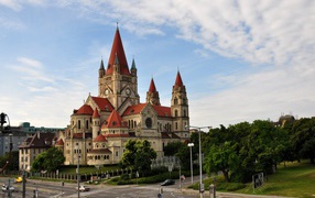 Собор в городе Вена, Австрия