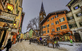 Рождество на курорте Китцбюэль, Австрия