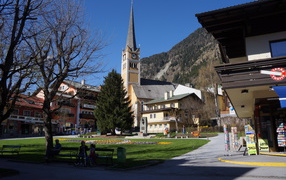 Church in the resort of Bad Hofgastein, Austria
