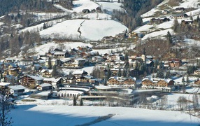 City ski resort of Bad Kleinkirchheim, Austria
