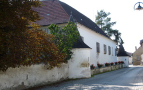 Городская улица в городе Лэнгенфельд, Австрия