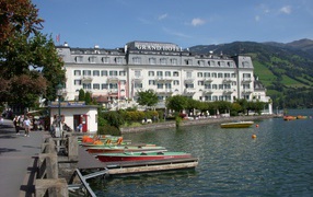 Grand Hotel in the resort of Zell am See, Austria