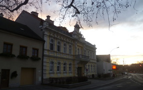 Старинное здание в городе Гайнберг, Австрия