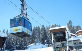 Подъемник на горнолыжном курорте Лех, Австрия