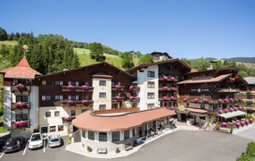 Luxurious hotel in the ski resort Saalbach Hinterglemm, Austria