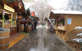 Рынок в городе Линц, Австрия