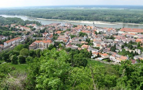 Панорама города Гайнберг, Австрия