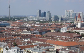 Панорама города Вена, Австрия
