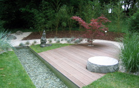 Скульптура в парке на курорте Бад Халль, Австрия