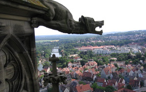 Скульптура в городе  Зальцбург, Австрия