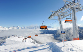 Горнолыжный курорт Заальбах Хинтерглем, Австрия