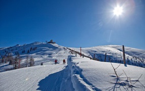 Ski resort of Bad Kleinkirchheim, Austria