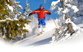 Катание на лыжах на курорте Зеефельд, Австрия