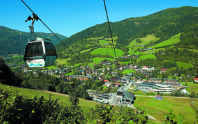 Summer lift at ski resort of Bad Kleinkirchheim, Austria