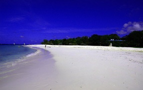 Пляж на курорте Гуардалавака, Куба