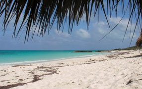 The beach at the resort of Cayo Santa Maria, Cuba