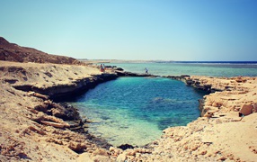 A quiet haven in the resort of Marsa Alam, Egypt