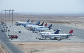Airport in the resort of Marsa Alam, Egypt