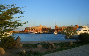 Бухта для яхт на курорте Эль Гуна, Египет