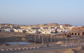 City in the resort of Marsa Alam, Egypt