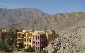 Home in the foothills in the resort of Taba, Egypt